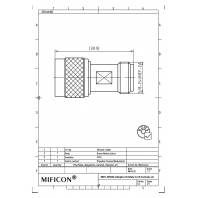 Adapter N-Male to N-Female Straight-Mifi-Con-Specification_Drawing_1